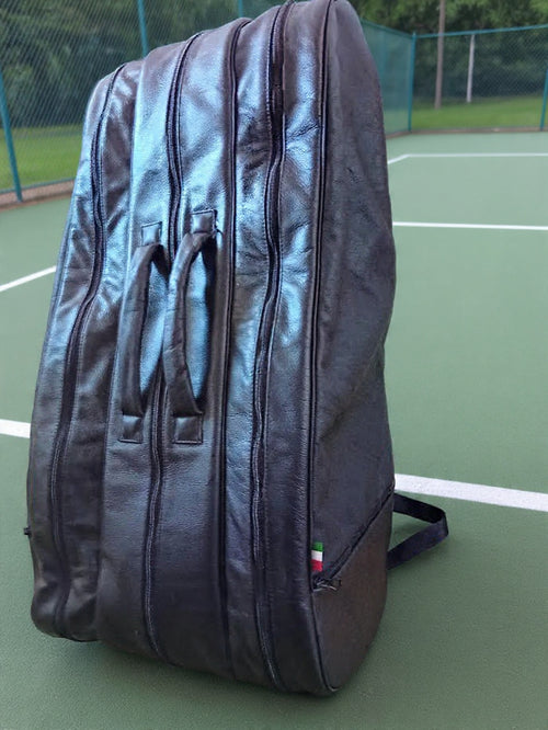 The Vintage Leather Tennis Bag