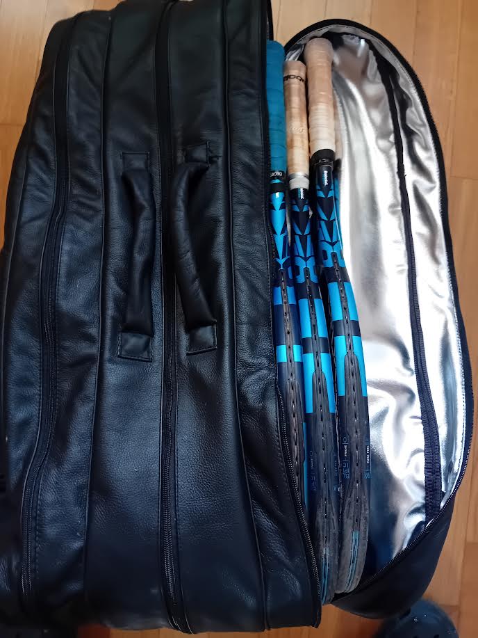 The Vintage Leather Tennis Bag